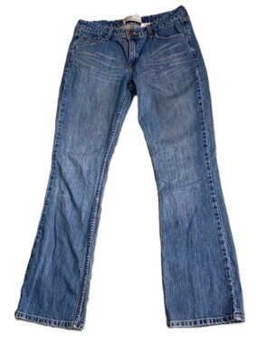 LEVI STRAUSS Signature Jeans Denim Blue Low Rise Bootcut Size Womens 12L
